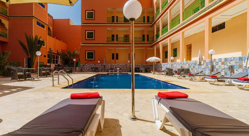 ティンギル HOTEL LA VALLEE DES KASBAHS CHEZ ILYAS 3つ星 ホテル 眺望