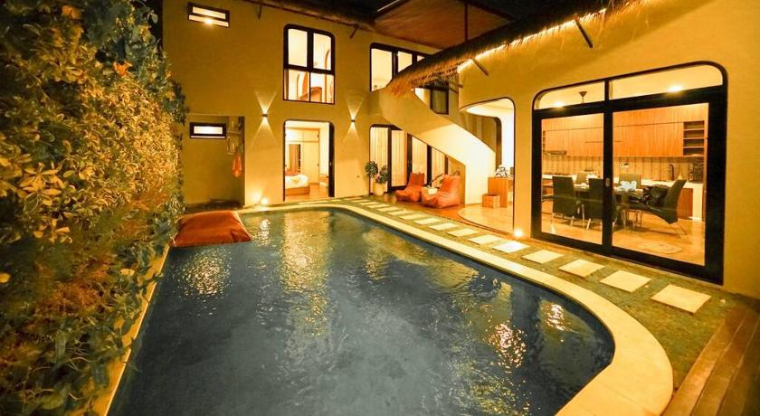 Tampilan Villa Raaadha 3BR modern design villa center of seminyak