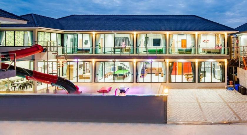 华欣 / 七岩 บ้านพักBlue sky pool villa huahin 3星级 单人房 大堂