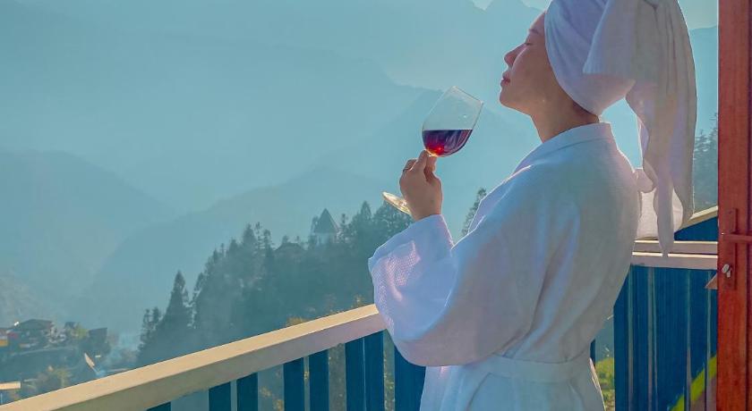 サパ Scenery Hotel Sapa 3つ星 ホテル 眺望