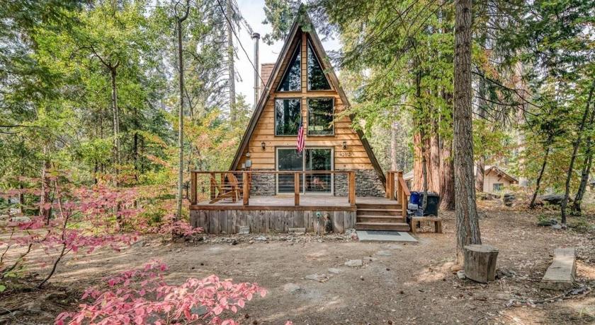 쉐이버 레이크 (CA) Dogwood Peak Mid-Century A-Frame with AC Style 4성급 숙소 외관