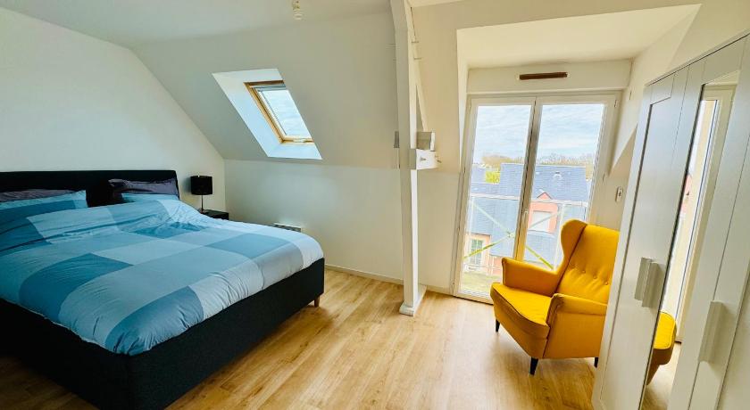 サンオーバン＝シュル＝メール Grand Duplex a 400m de la plage 2つ星 シングルルーム スイート