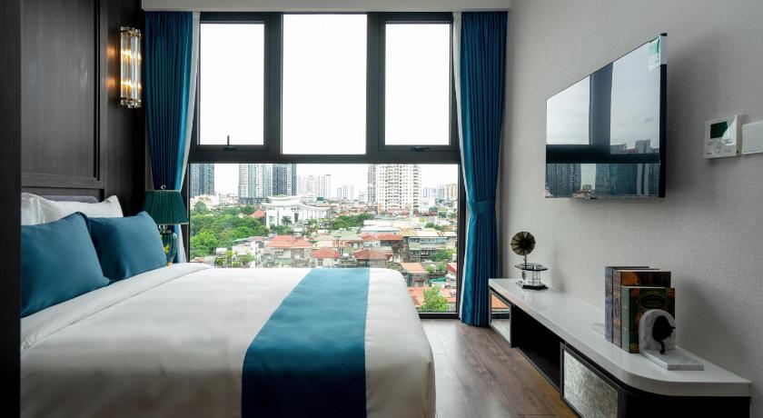 ハノイ The Gloria Serviced Apartment by Silk Path 5つ星 ホテル 眺望