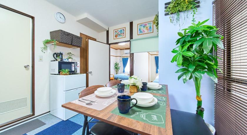 東京 Belmont 201 3min to Station Easy Access Ueno Asakusa Skytree Sleeps 5 3つ星 宿泊施設 レストラン