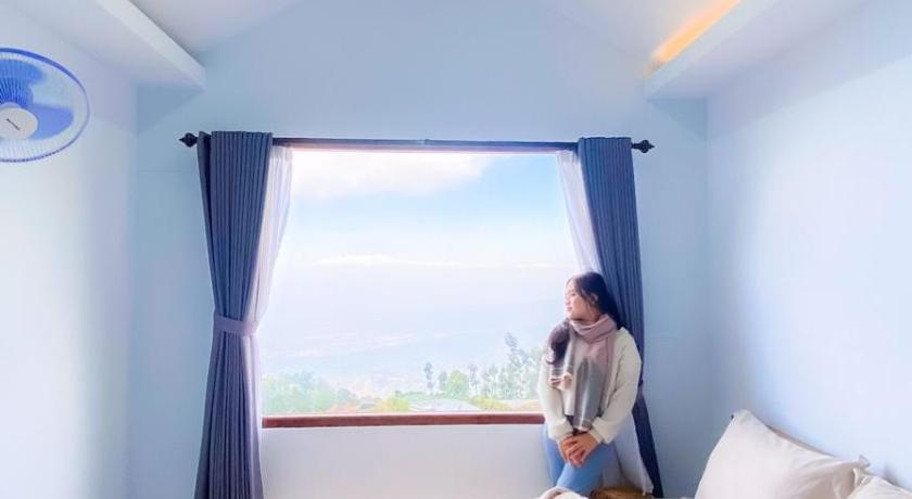 バリ Pondok Alengkong Kintamani ホテル 眺望