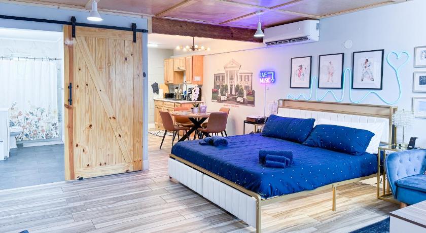 孟菲斯 (田纳西州) The Moose #4 - Elvis Presley King Suite with Free Parking and WIFI 4星级 单人房 套房