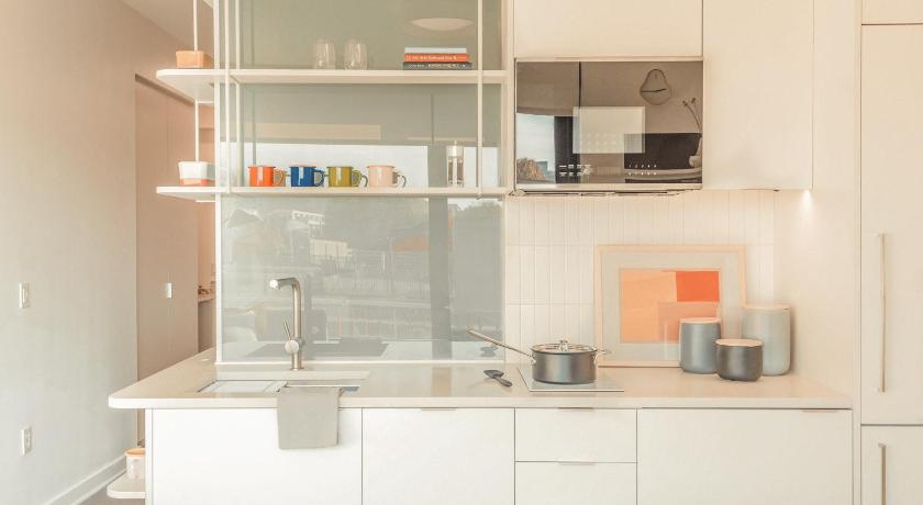 애틀랜타 (GA) Scout Living, powered by Placemakr 3성급 호텔 레스토랑