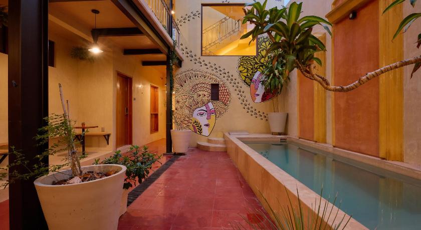 瓦哈卡 Hotel Boutique Casa Bendicion 3星级 酒店 大堂