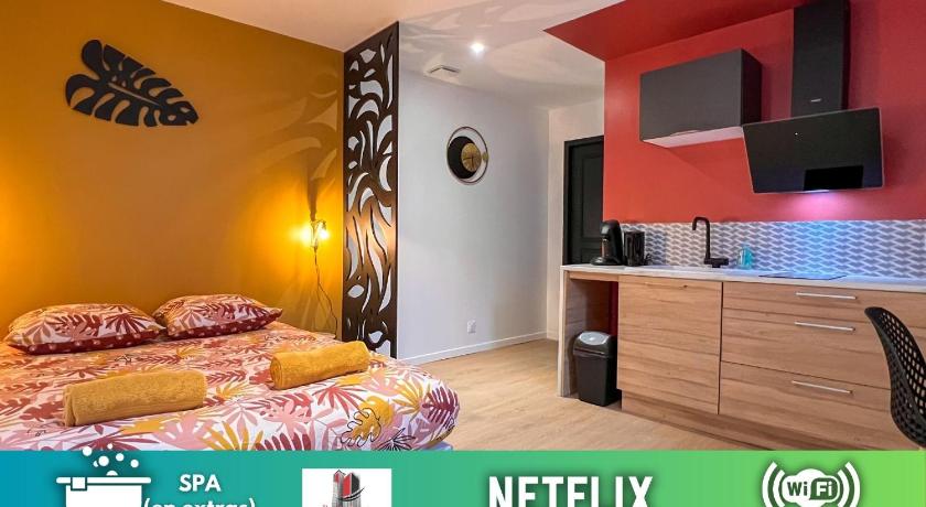 LA FEUILLERAIE N1-Standingappart-Wifi-proche ville