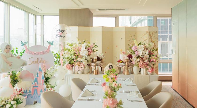 首尔 Yeouido Park Centre, Seoul - Marriott Executive Apartments 5星级 酒店 餐厅