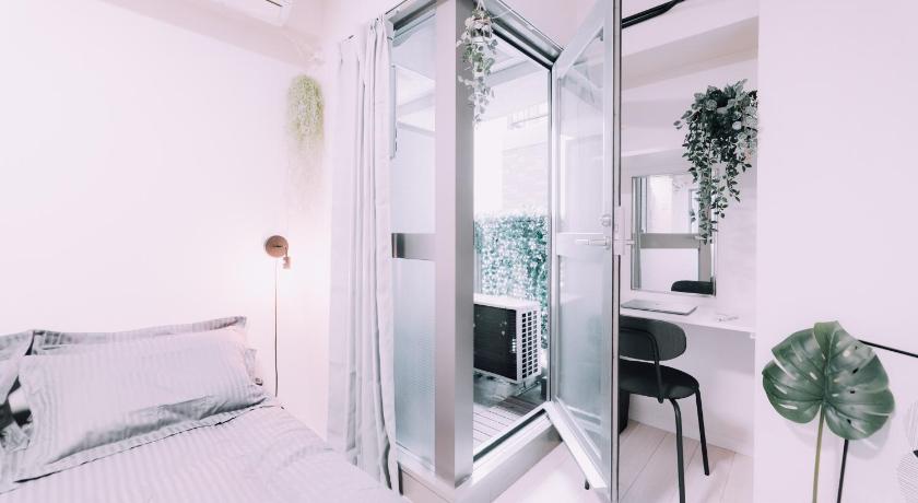 오사카 Minimalist Loft Namba Compact Studio with a 24-hour Gym MA305 3성급 숙소 스위트룸
