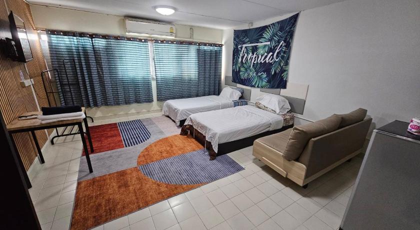 Bangkok อิมแพ็ค เมืองทองธานี ห้องเช่ารายวัน เมืองทอง popular condo C5 3-Star Guesthouse room