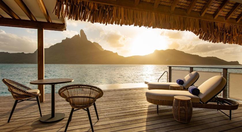 Image of Premium Otemanu Overwater, 1 Bedroom Villa, 1 King, Premium Otemanu view, Lagoon access, Terrace 3
