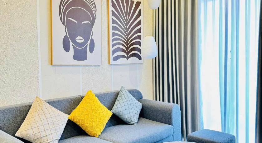 호치민 9트립 스테이 인 소호 레지던스 디스트릭트 1 - 부이비엔 워킹 스트릿 및 벤탄 마켓 옆 (9Trip Stay in Soho Residence District 1 - Next to Bui Vien Walking Street & Ben Thanh Market) 4성급 호텔 로비