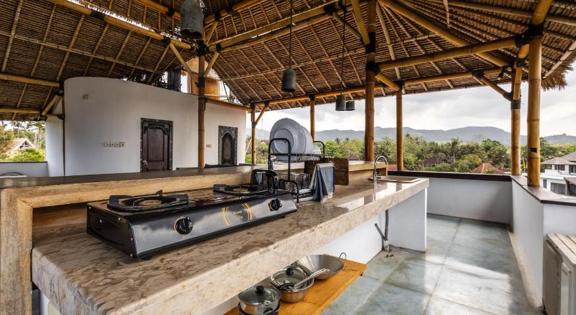 バリ Deluxe Room with Jungle View 3つ星 ホテル レストラン