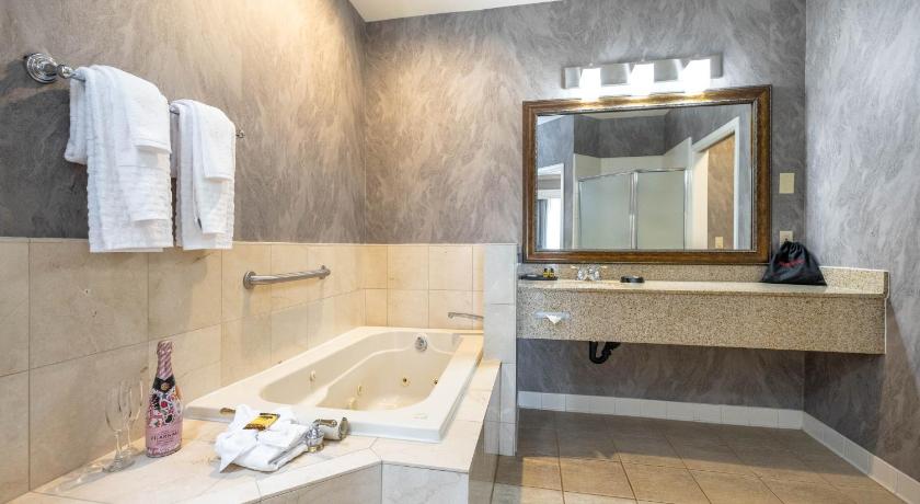 Image of Suite-1 King Bed, Non-Smoking, Whirlpool, Separate Living Area, Microwave And Refrigerator, Kitchene 2