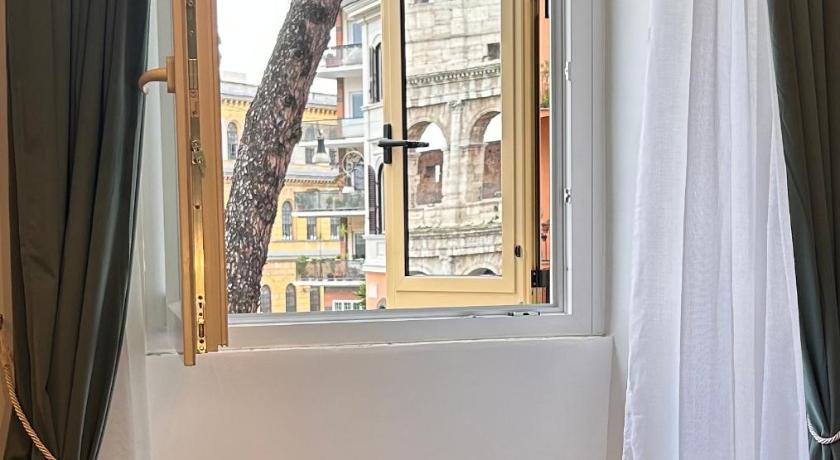 罗马 Romance al Colosseo 3 4星级 单人房 餐厅