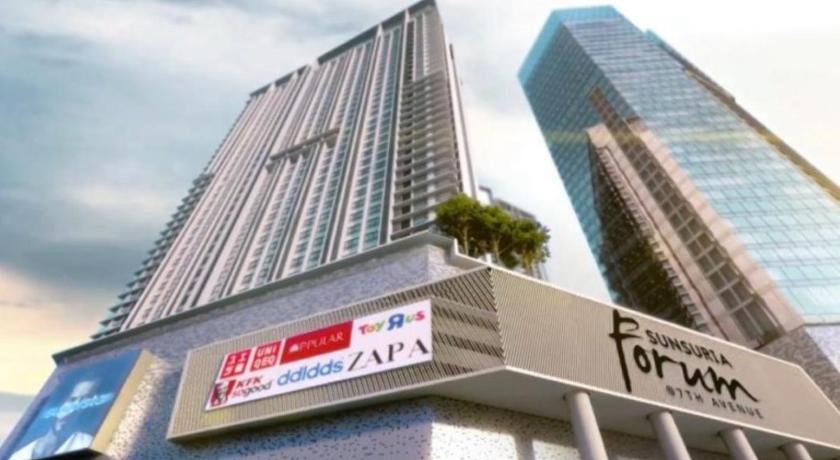 莎阿南 Discover Your 3-Bedroom Oasis at Sunsuria Forum 4星级 民宿 景观