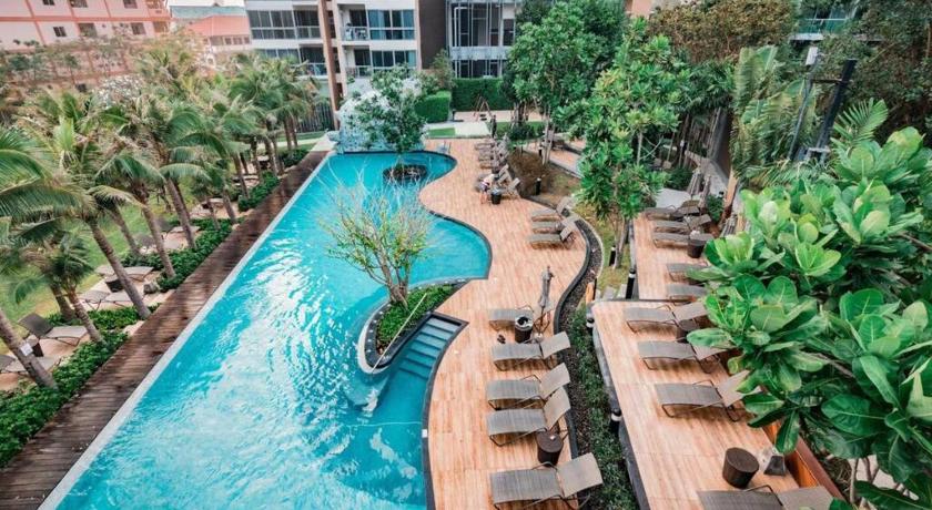 芭堤雅 Sea View High Floor 2 Bed Room 3星级 民宿 大堂