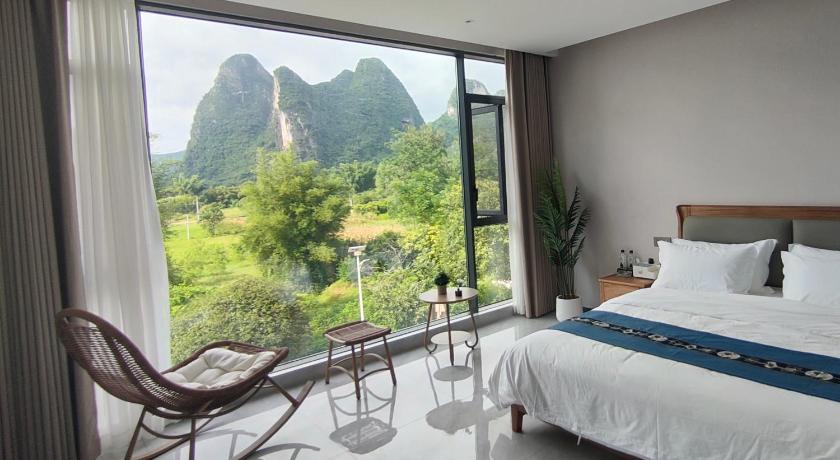 양숴 / 양삭 Yangshuo Mountain Villa 호텔 객실