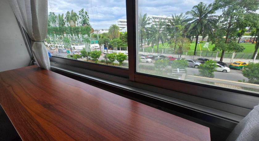 방콕 อิมแพ็ค เมืองทองธานี ห้องพักรายวัน Popular Condo T8 3성급 게스트하우스 수영장