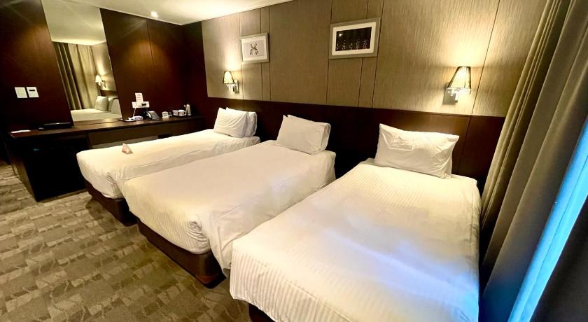 트리플 싱글베드룸 - 금연 (Deluxe Room with Three Single Beds - Non-Smoking) 이미지 4