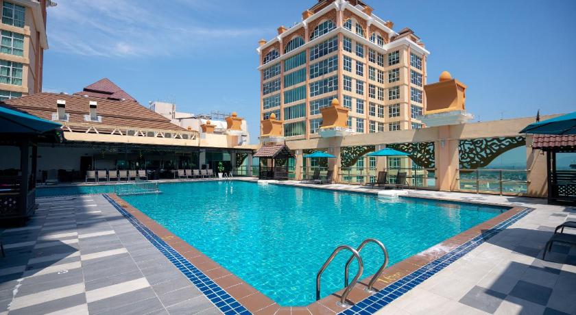 クアラトレンガヌ Paya Bunga Hotel Terengganu 4つ星 ホテル ロビー