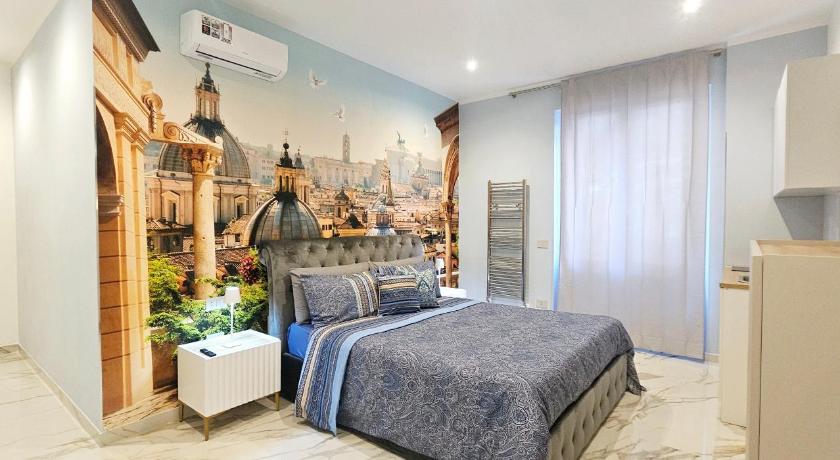 로마 Il Magnifico Superior Rooms 400m from Tiburtina Railway Station and 290m from Metro 4성급 호텔 레스토랑