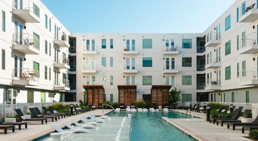 오스틴 (TX) Luxury Townhouse-Style Apartment 4성급 숙소 전망