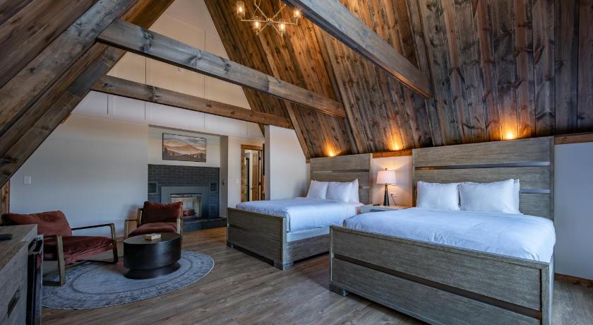 奧克蘭 Cove Creek Lodge 207 Standard Double Queen Fireplace Room 3星级 住宿 客房