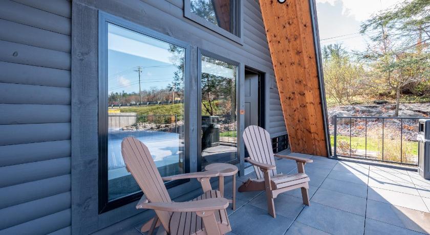 오클랜드 (MD) Cove Creek Lodge 210 Standard Double Queen Fireplace Room 3성급 숙소 부대시설