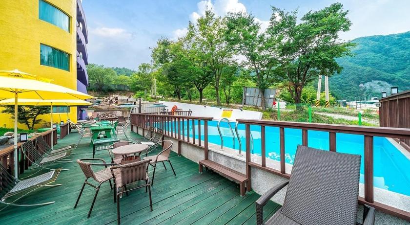 麟蹄 Inje Baekdam Stay Tourist Hotel 3つ星 ゲストハウス ロビー