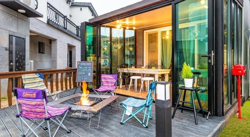 庆州 Gyeongju Dia Pool Villa Pension 2星级 民宿 餐厅