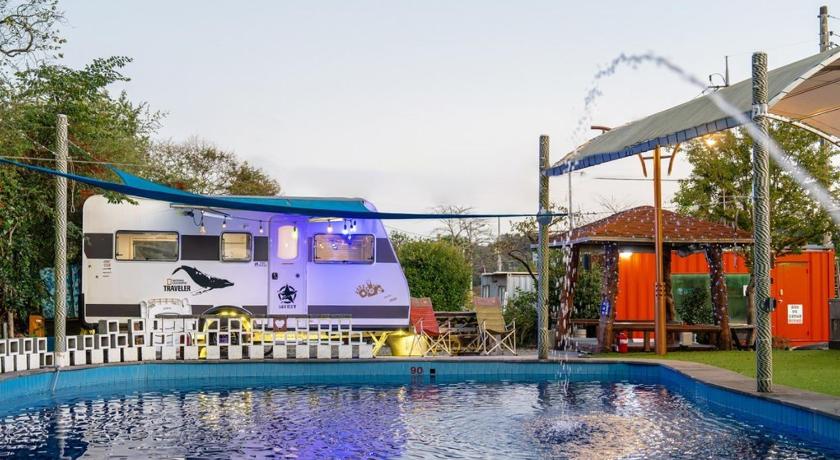 順天 Suncheon Slow Pension 4つ星 ゲストハウス プール