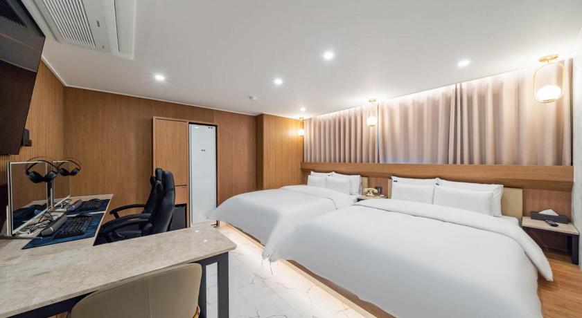 チョンジュ Cheongju Hotel Rosy ホテル 眺望