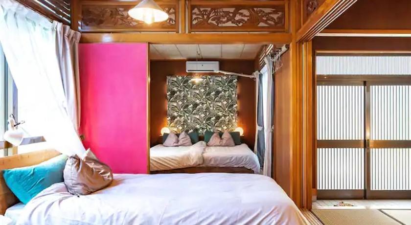 오키나와 본섬 모토부의 프라이빗 하우스 (m², 침실 2개, 프라이빗 욕실 1개) (2F Canvas - For Those Struggling with Car Rental Reservations! Sunset Ocean View. Near Churaumi ★) 4성급 게스트하우스 레스토랑