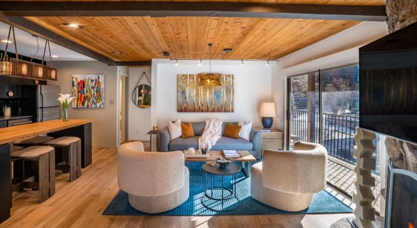 阿斯彭 (CO) New Listing 1 BR Aspen Condo near Gondola 4星级 住宿 大堂