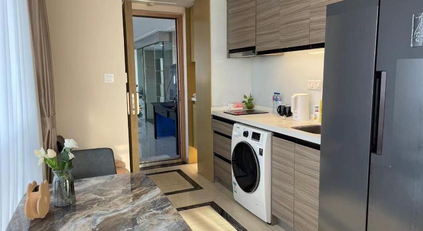 상하이 / 상해 Shanghai Lerongju Boutique Apartment Metro Line 8 20meter 3성급 게스트하우스 스위트룸