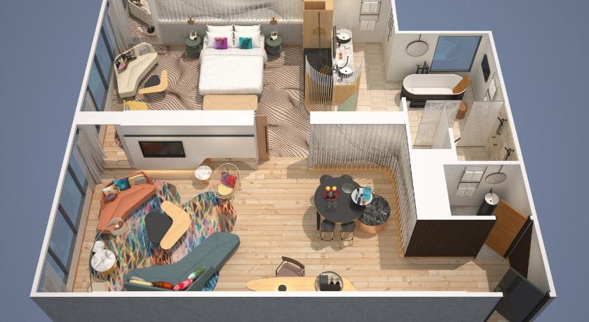 Image of Urban Suite, 1 Bedroom Suite, 1 King, River view 13