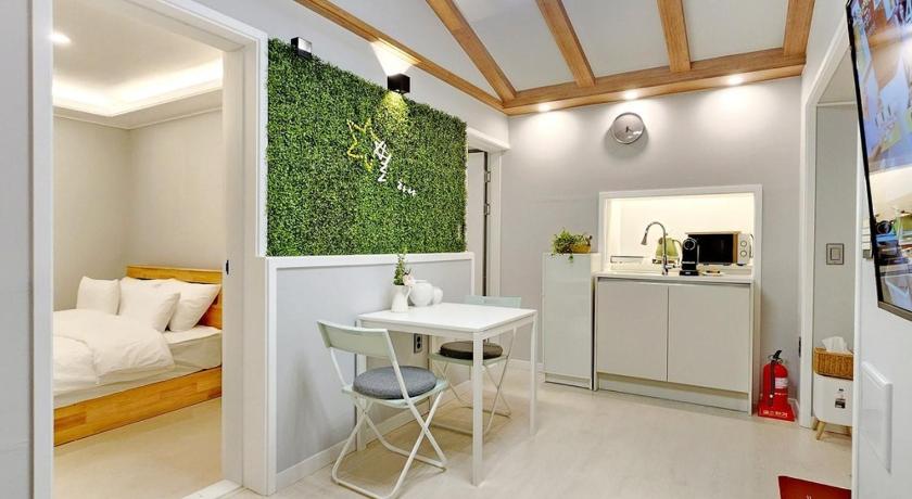 全州 Byeolhana Private Pension 3つ星 ゲストハウス ロビー