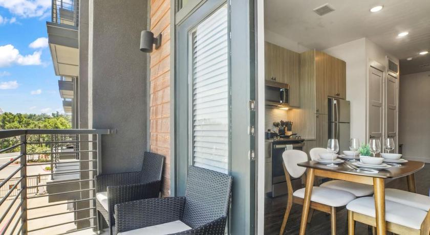 오스틴 (TX) Urban Oasis 1B 1BR Apartment 4성급 숙소 레스토랑