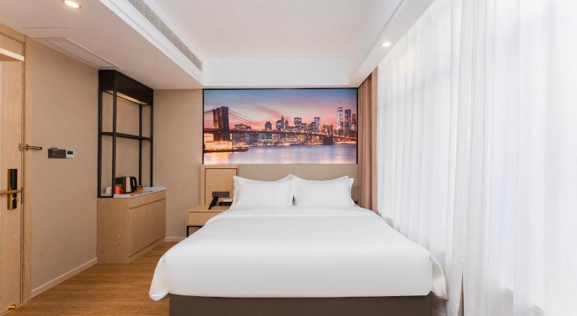 상하이 / 상해 Shanghai Manhua Hotel-Provides free shuttle service to Disneyland 3성급 호텔 외관