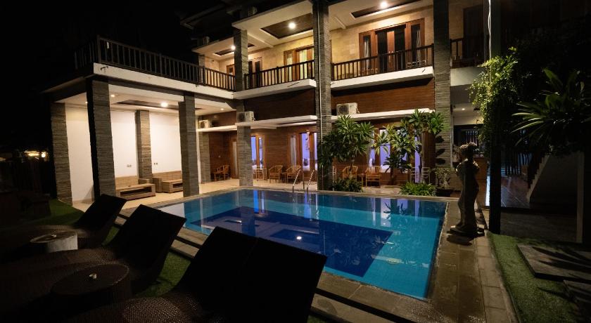 バリ Barton Beach Inn 3つ星 ホテル レストラン