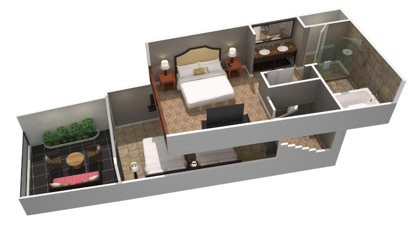 Image of Mailani Family Loft Suite, Bi-level Suite, In Loft: 3 Double, Mailani Tower 9