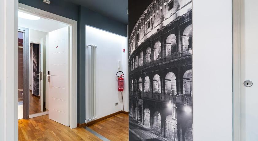 ローマ Il Rosso e il Blu 4つ星 ホテル 外観