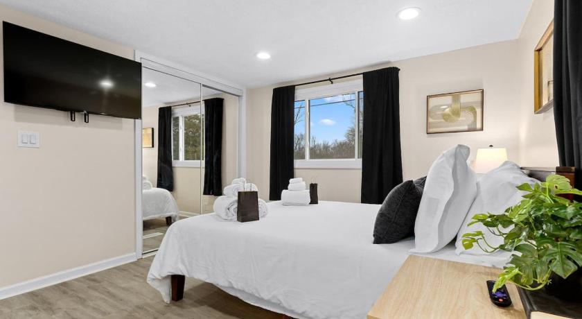 克里布科尔 Comfort Cabin - 2BD Family Getaway in Creve Coeur 4星级 住宿 景观