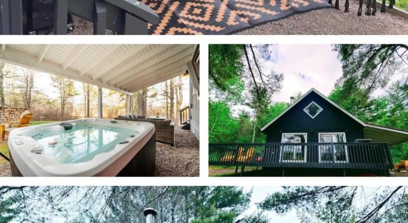 Gilboa Modern Pine Tree Chalet with HOT TUB, Outdoor TV, VIEWS, Games & POOL 5 mins away!! 5성급 숙소 객실