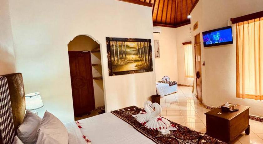 巴厘 Bungalow Geringsing Candidasa 1星级 酒店 大堂