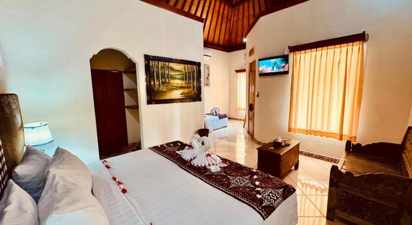 巴厘 Bungalow Geringsing Candidasa 1星级 酒店 泳池