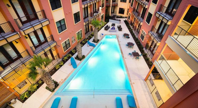 샌안토니오 (TX) Chic 1BR w Gym & Parking Near Rvrwalk & Dome 5성급 숙소 로비